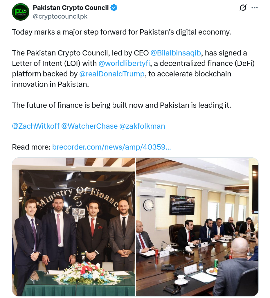 Nguồn: Pakistan Crypto Council