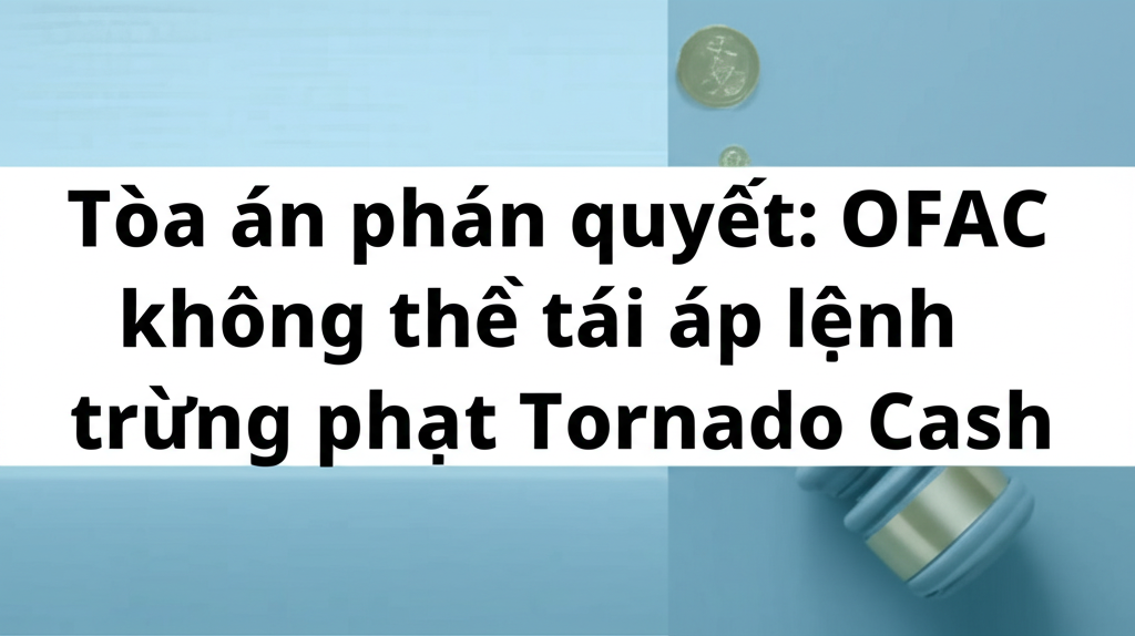 toa an phan quyet ofac khong the tai ap lenh trung phat tornado cash