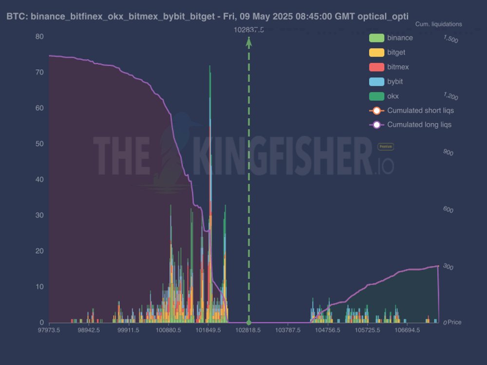 Bitcoin exchange order book liquidity data