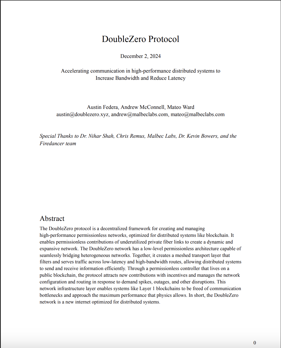DoubleZero whitepaper
