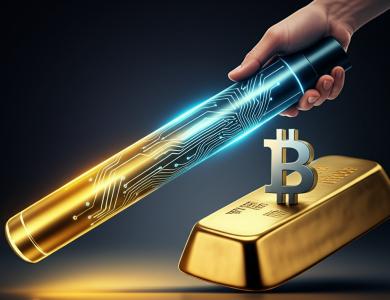 bitcoin trading in six figure territory shows btc is ready to carry golds baton fidelity exec
