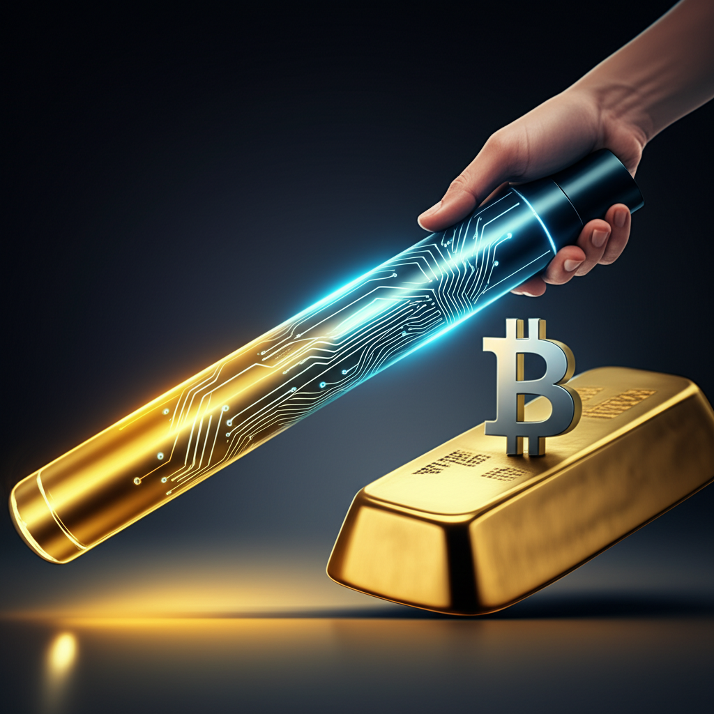 bitcoin trading in six figure territory shows btc is ready to carry golds baton fidelity