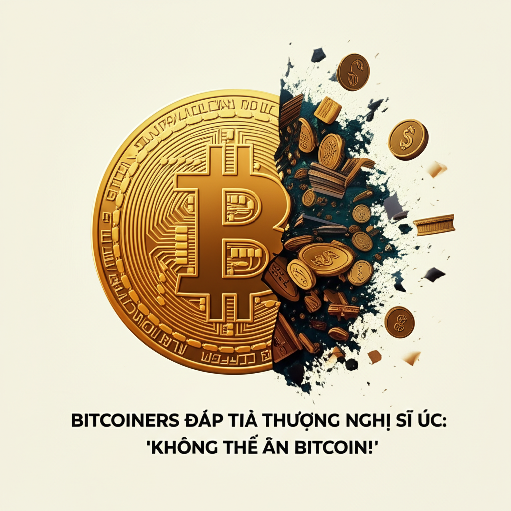 bitcoiners dap tra thuong nghi si uc khong the an bitcoin