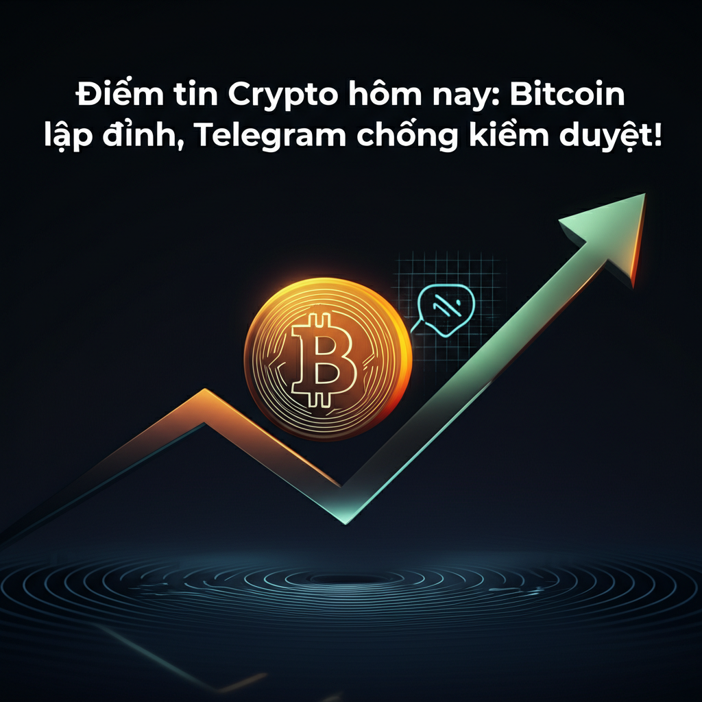 diem tin crypto hom nay bitcoin lap dinh telegram chong kiem duyet