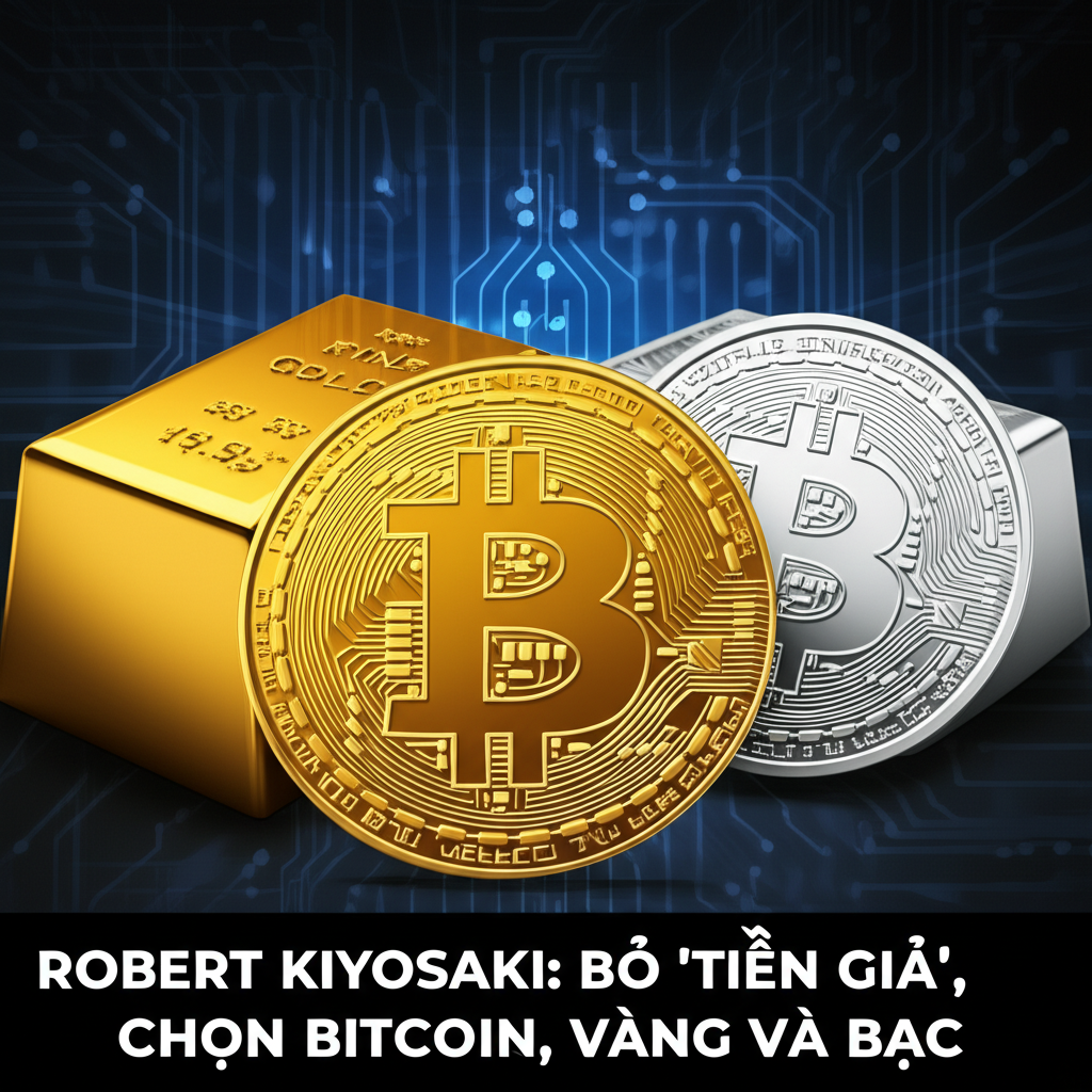 robert kiyosaki bo tien gia chon bitcoin vang va bac