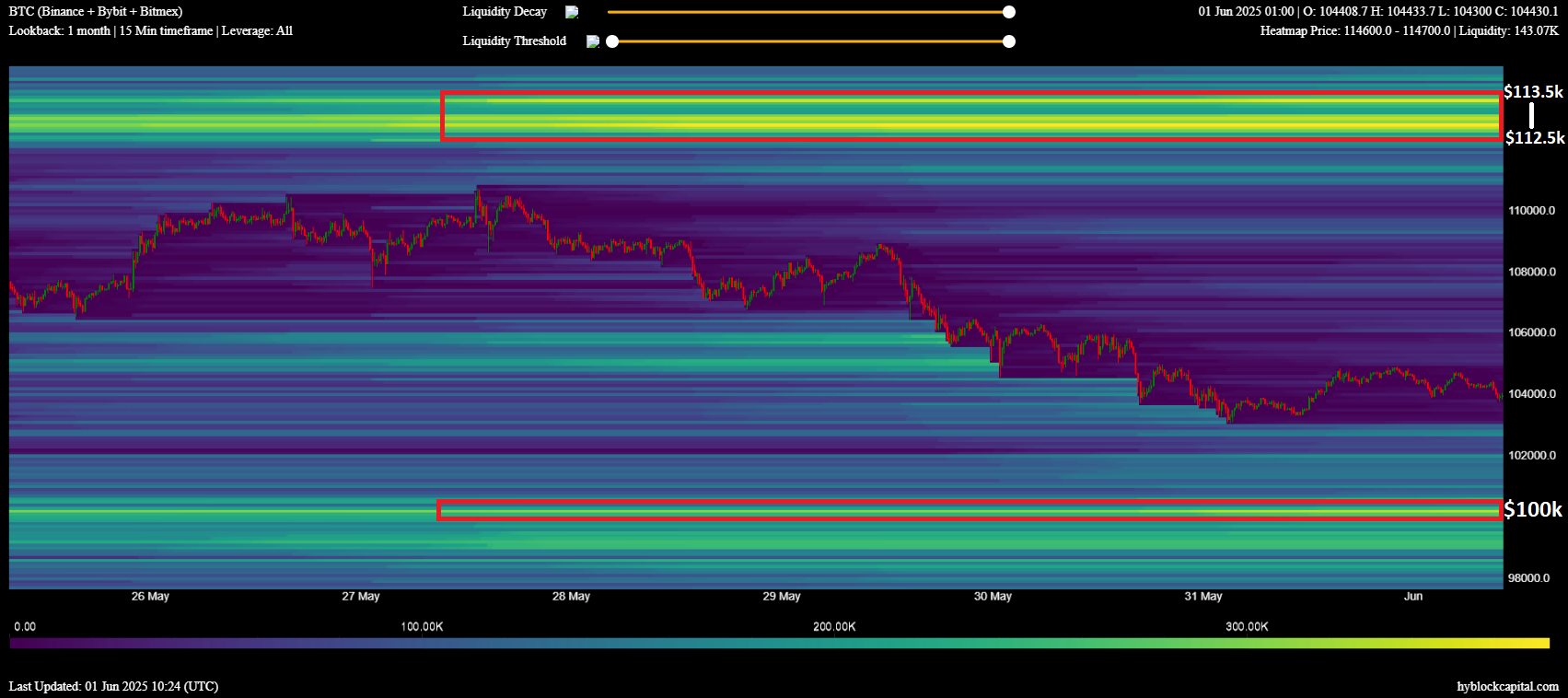 BTC order book liquidity data. Source: CrypNuevo/X