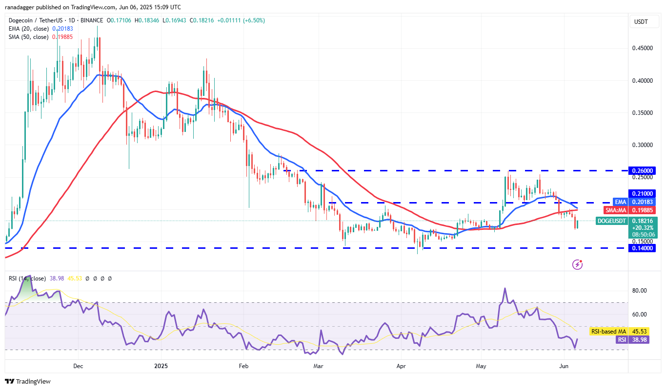 DOGE/USDT daily chart. Source: Cointelegraph/TradingView