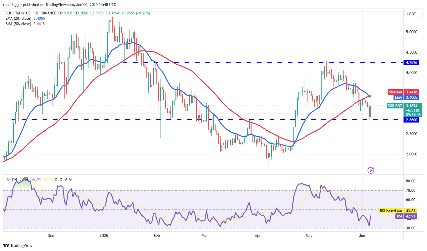 SUI/USDT daily chart. Source: Cointelegraph/TradingView