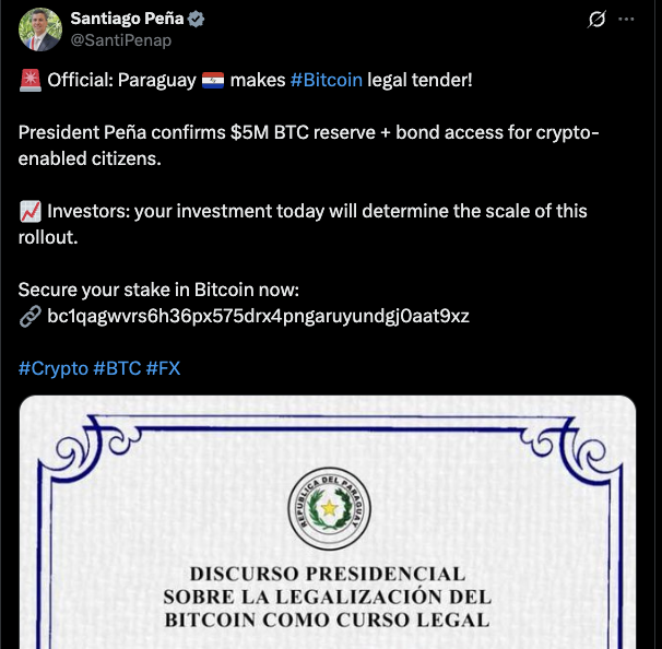 Nguồn: Santiago Peña