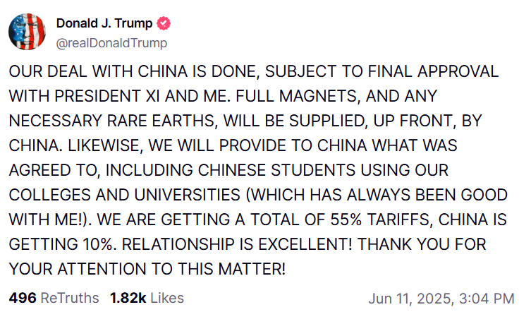 Nguồn: Donald J. Trump