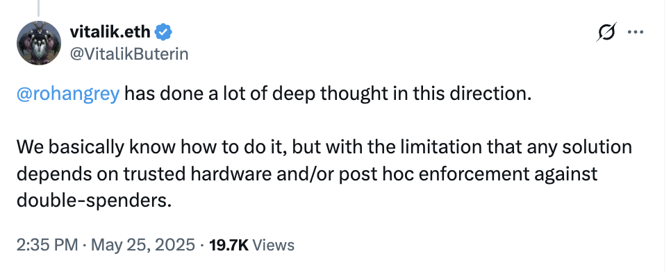 Nguồn: Vitalik Buterin