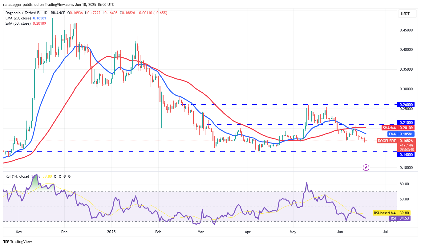 DOGE/USDT daily chart. Source: Cointelegraph/TradingView