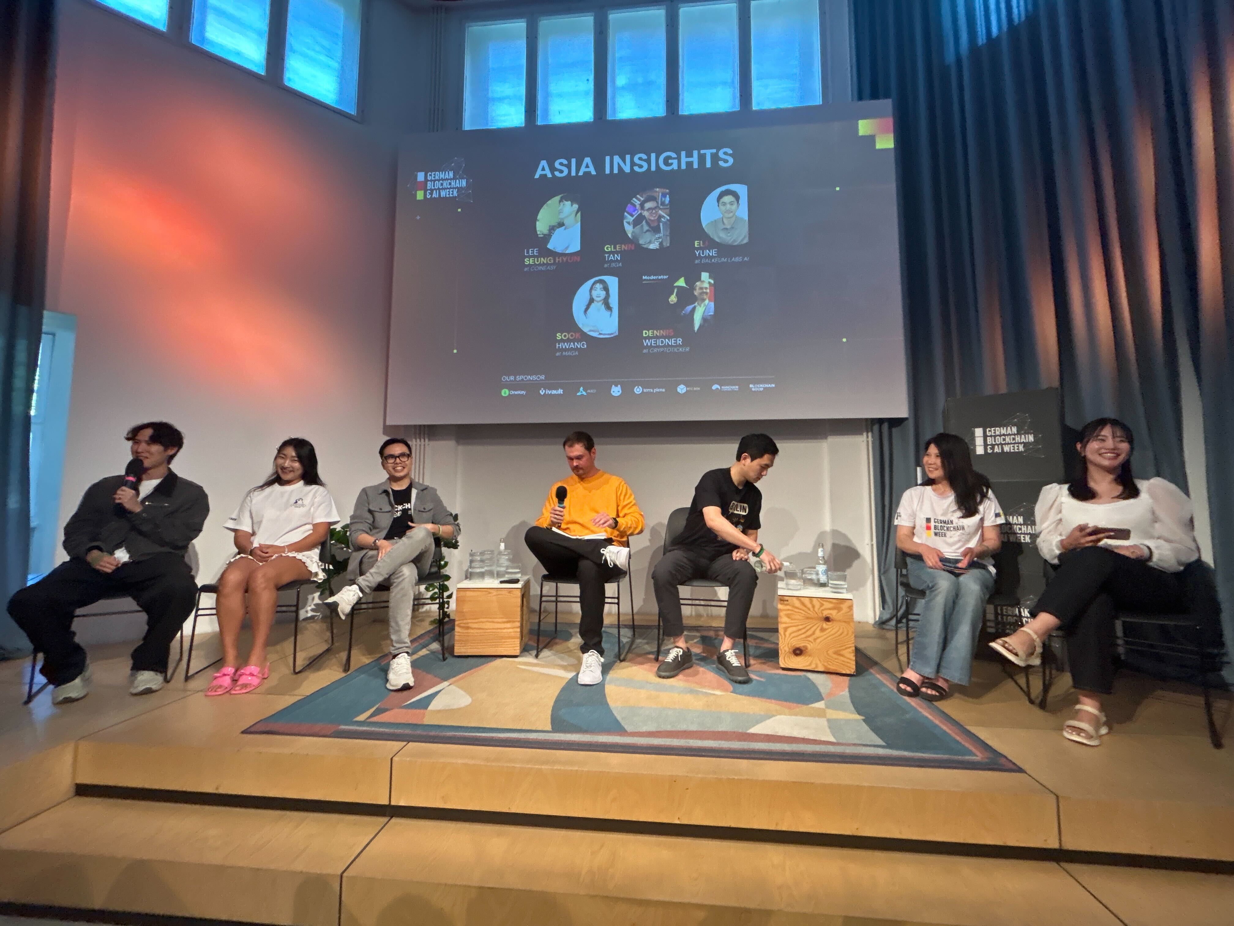 Yune tại hội thảo Asia Insights trong Tuần lễ Blockchain & AI Đức. Nguồn: Cointelegraph