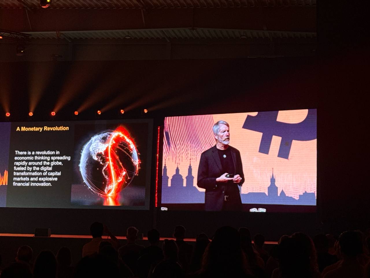 Michael Saylor tại BTC Prague 2025