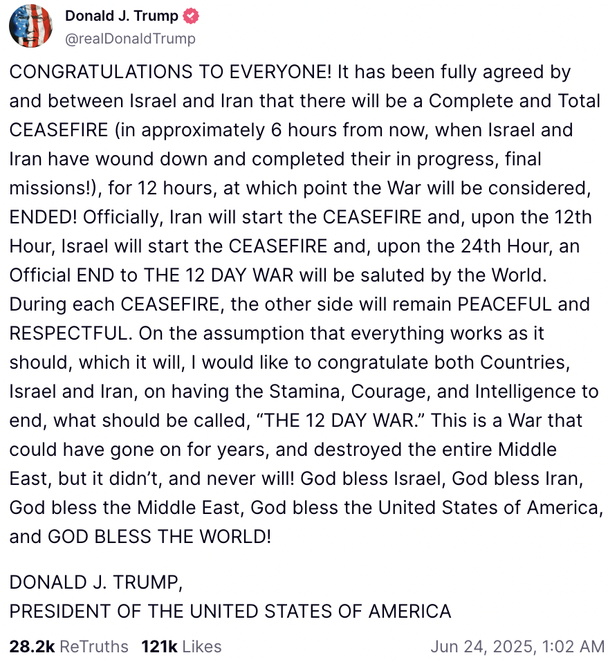 Source: Donald J. Trump