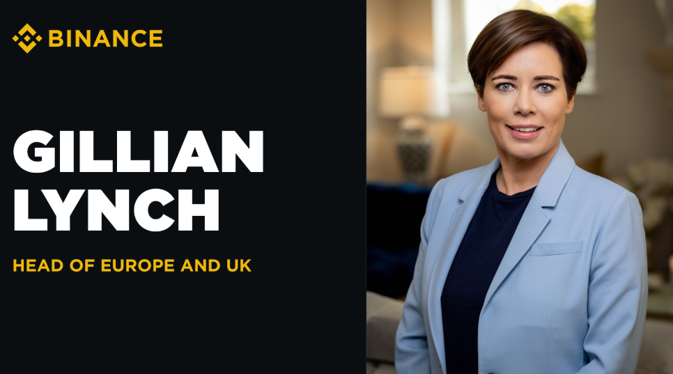 Binance Bổ Nhiệm Cựu Giám Đốc Gemini Dẫn Dắt Chiến Lược Châu Âu 2 Gillian Lynch, head of Europe and UK. Source: Binance