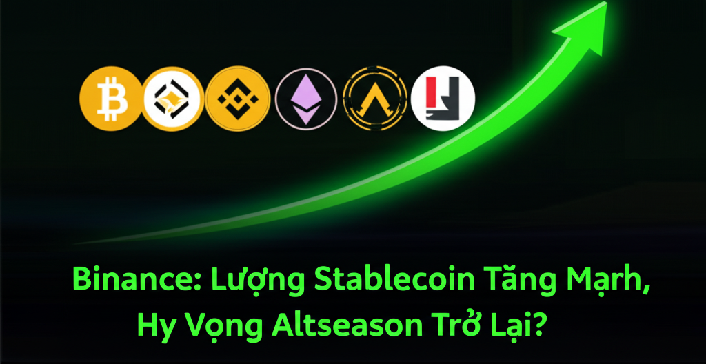 binance luong stablecoin tang manh hy vong altseason tro lai