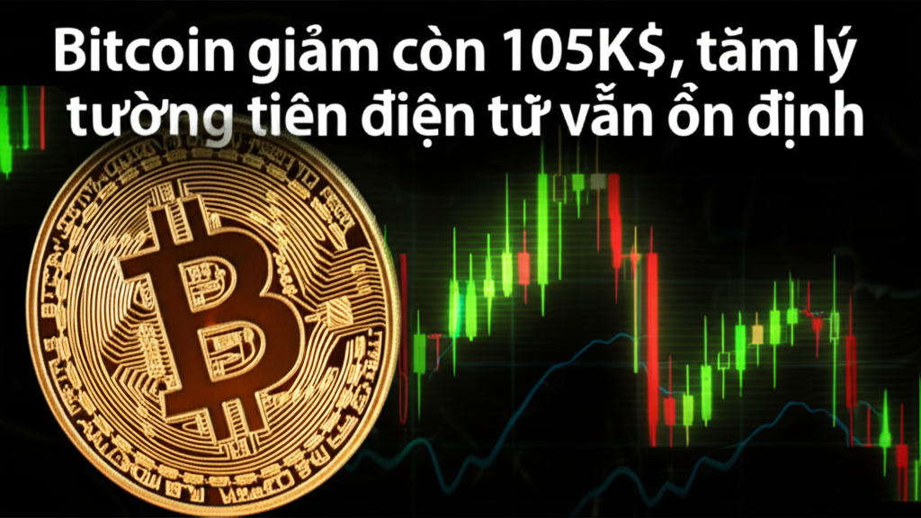 bitcoin giam con 105k tam ly thi truong tien dien tu van on dinh