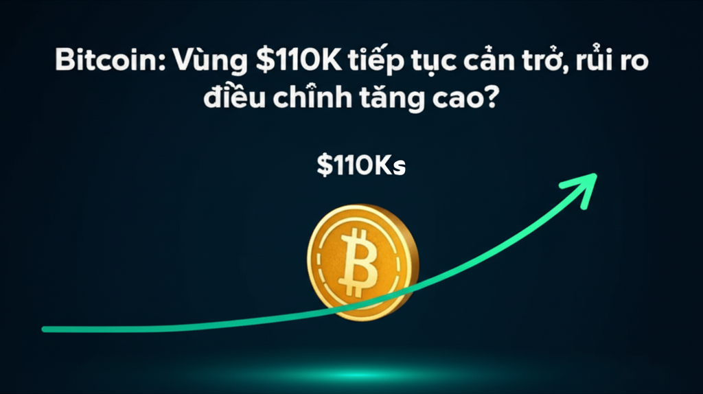 bitcoin vung 110k tiep tuc can tro rui ro dieu chinh tang cao
