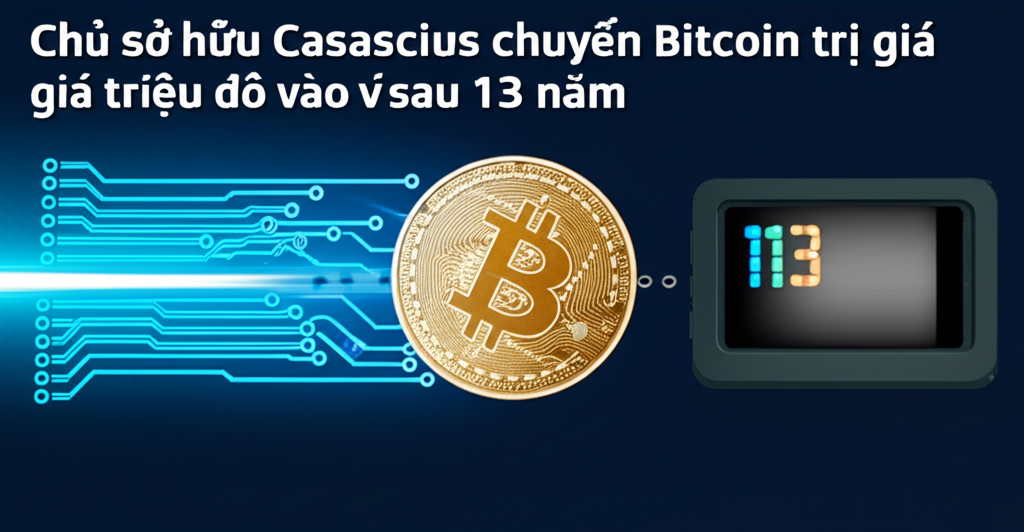chu so huu casascius chuyen bitcoin tri gia trieu do vao vi sau 13 nam