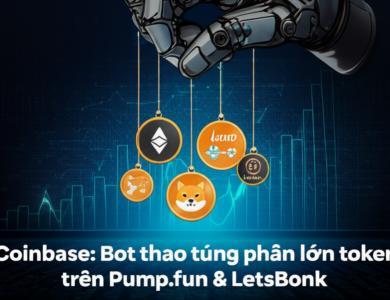 coinbase bot thao tung phan lon token tren pump fun letsbonk