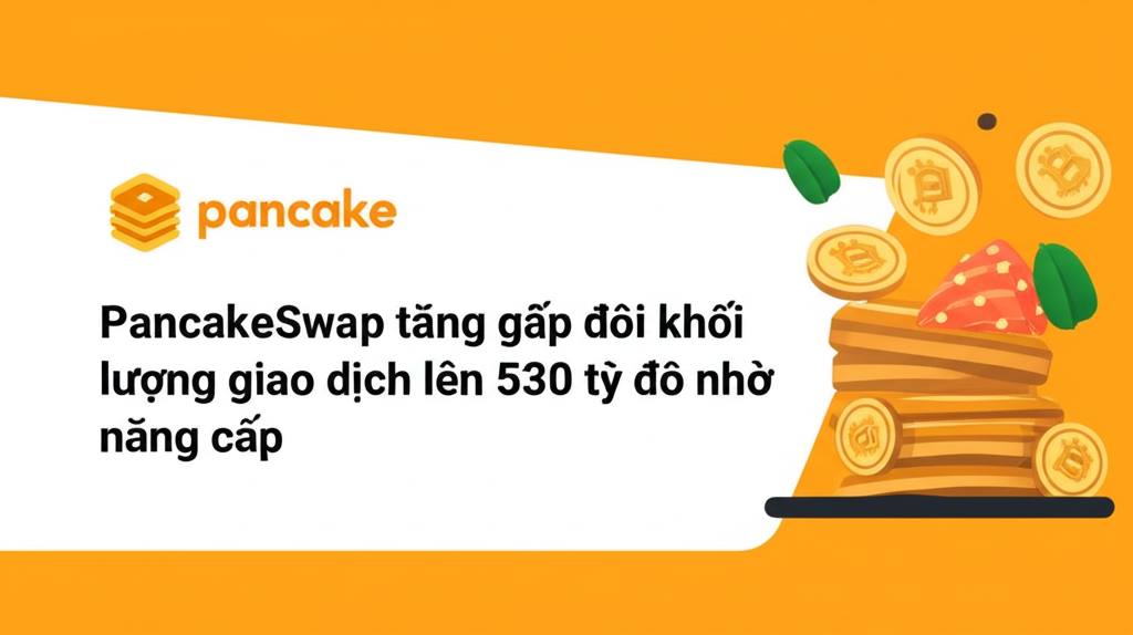 pancakeswap tang gap doi khoi luong giao dich len 530 ty do nho nang cap