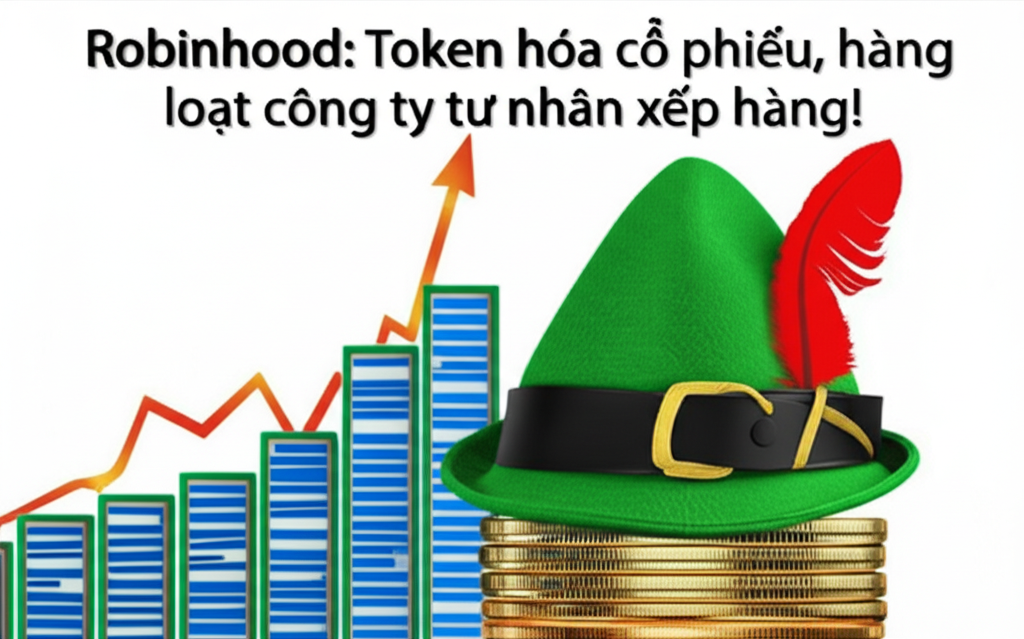 robinhood token hoa co phieu hang loat cong ty tu nhan xep hang