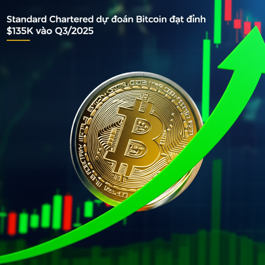 standard chartered du doan bitcoin dat dinh 135k vao q3 2025