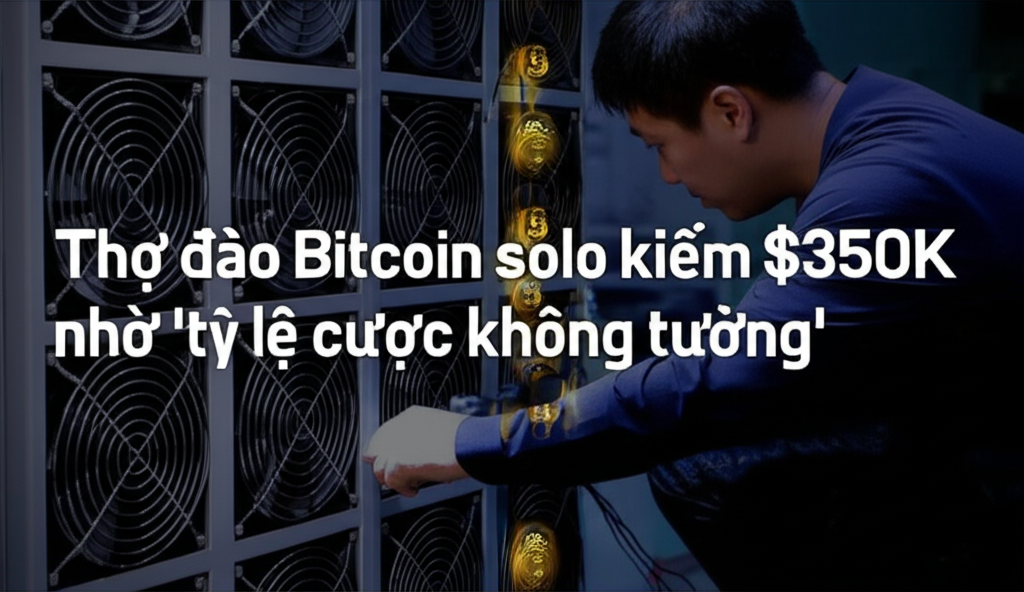 tho dao bitcoin solo kiem 350k nho ty le cuoc khong tuong